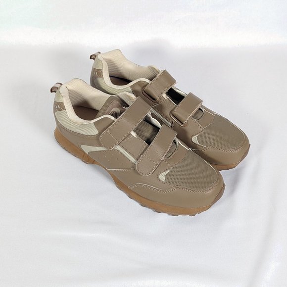 Dr Leonard's Men's Tan Therapeutic Comfort Walking Athlectic Shoe 12m - Picture 1 of 9